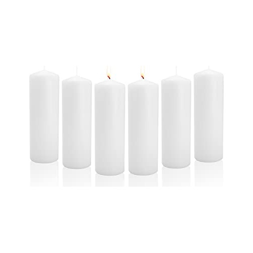 Velas Sin Fragancia Blanco De Alta Calidad, Cera Premiu...