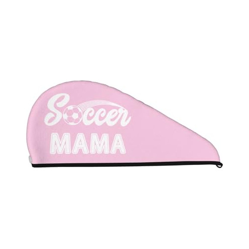 Gorro De Toalla Para Cabello Seco Con Diseño De Mamá De Fútb