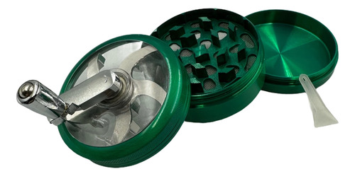 Moledor Metalico Manivela Grinder 3 Pisos Hierba Colores