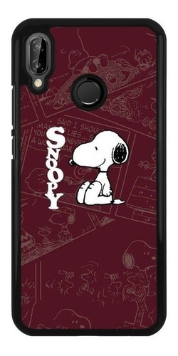 Funda Protector Para Huawei Snoopy Dog Carictura Moda 01 N