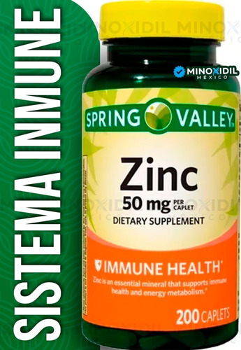 Zinc Premium 50mg | Alta Potencia E Inmunidad | 200 Capsulas