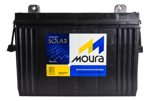 Batería Moura Solar 12v 105ah P/ Apta Para Paneles Solares