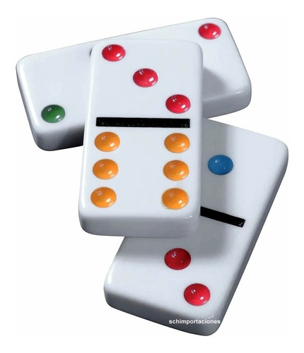 Imagen 2 de 8 de Domino Profesional - Original - Caja De Metal - Color