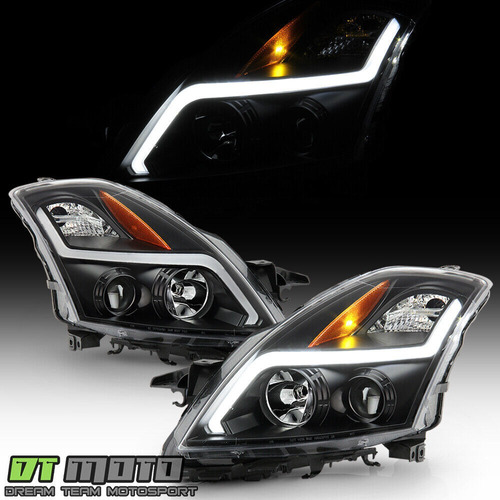 Par Faros Negro Interior Led Nissan Altima Hybrid 2007 2.5l