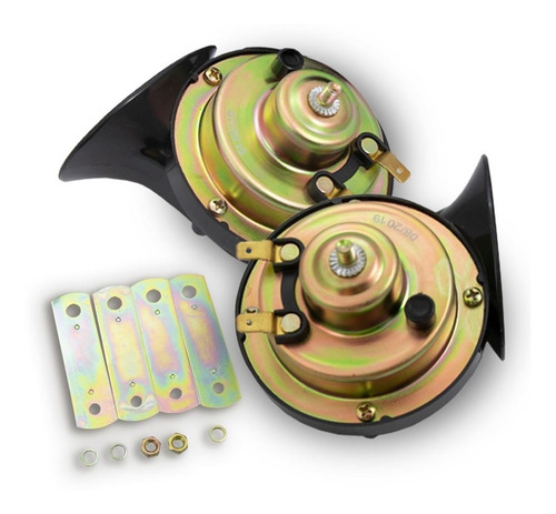 Par Buzinas Caracol Clarina Carro Grave/agudo Original Gauss