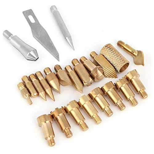 Consejos Pirograbado Madera, 23pcs, Kit De Herramientas...