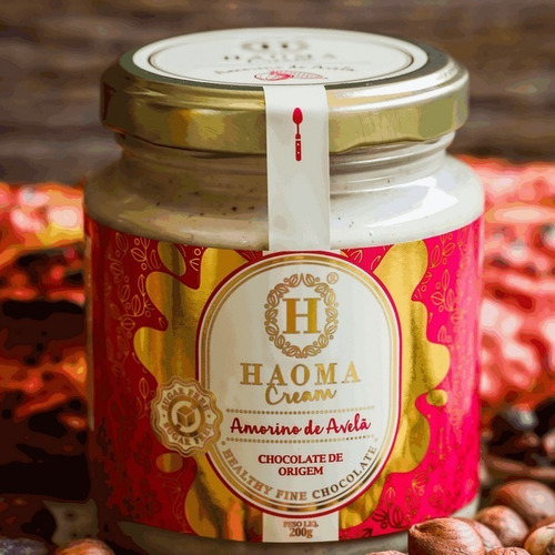 Creme Amorino De Avelã Haoma 220g Com Whey Zero Lactose