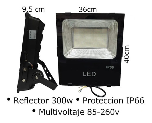 Reflector Led De 300w Multivoltaje, Ip66