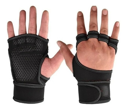 Guantes Gym Ejercicios Fitness Crossfit Unisex Meñuequeras