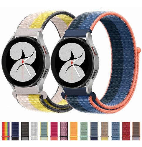 Correa De Nylon Para Samsung Galaxy Watch 5 Pro 4 3, Gear S4