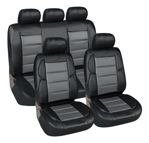 Funda Cubre Asiento Auto Cuerina Super Acolchada Riñonera