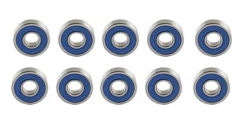 Kit 10 Rolamentos 608 2rs C3 - 08x22x07mm