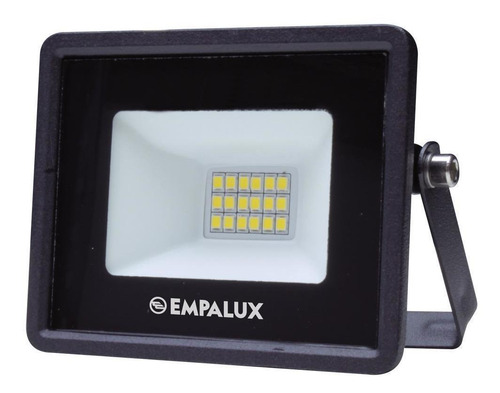 Refletor Led Empalux Slim 20w 1.500lumens 5500k Cor da carcaça Preto 110V/220V