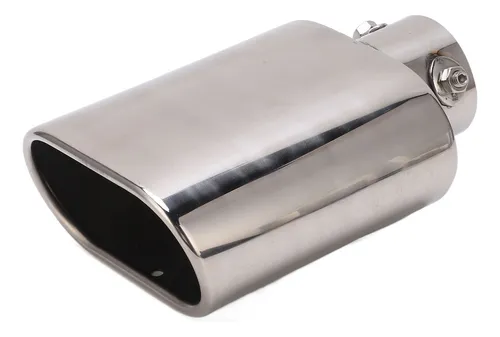Tubo De Escape Biselado Para Coche, 60-137 Mm, Acero Inoxida