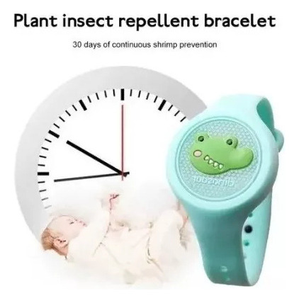 New 6pcs Niños Bebé Pulsera Repelente No Tóxicas Exteriores