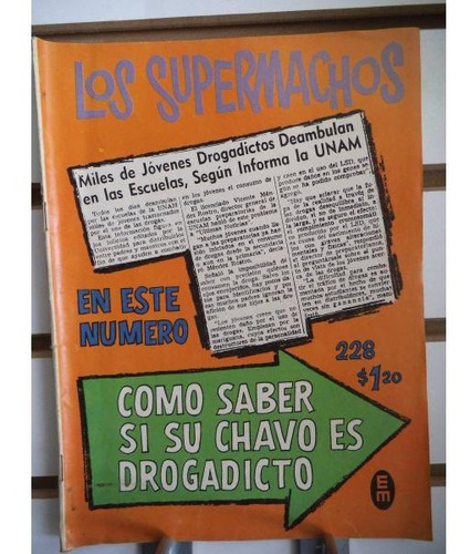 Comic Los Supermachos 228 Editorial Posada Vintage 