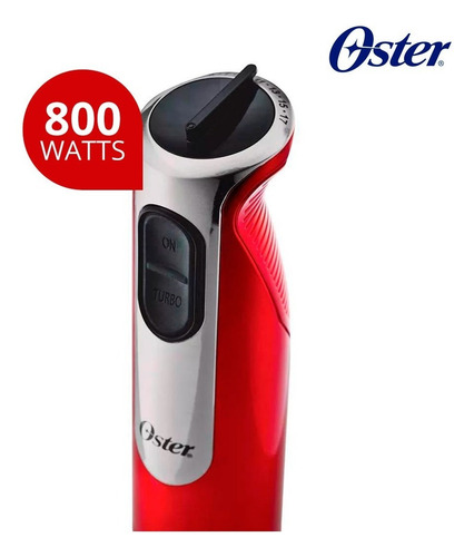 Imagen 3 de 3 de Licuadora De Mano Mixer Oster 2803 Stick Minipimer Pce Rt