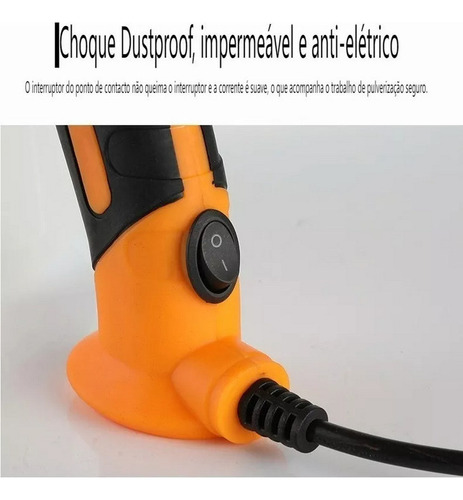 Pistola Pintura Elétrica Compressor Portatil Alta Pressão