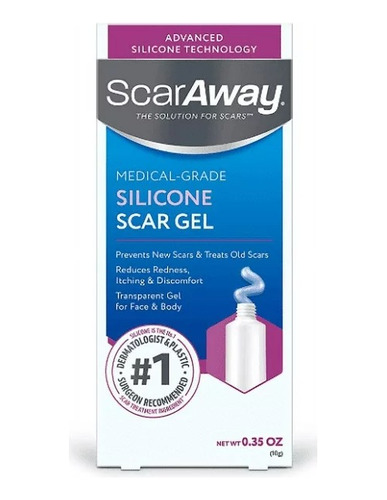 Scaraway Silicon Gel 10g Grado Medico Cicatrices Americano