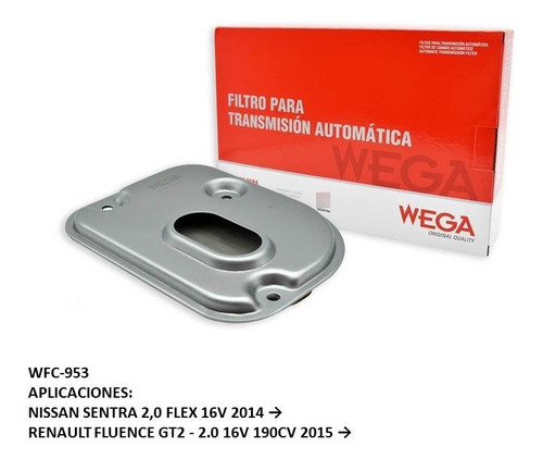 Filtros Caja Automatica Fluence Gt2 Nissan Sentra 2.0 Flex