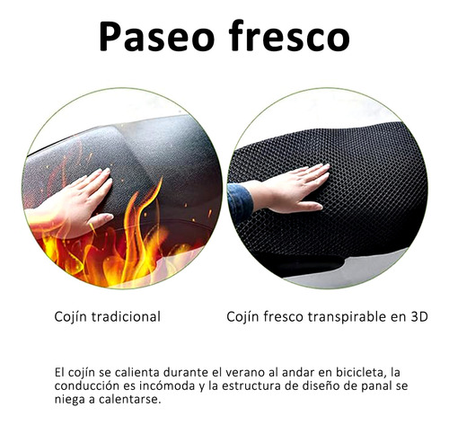 Funda Asiento Moto Malla Térmica Universal, Protector Mesh