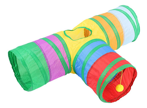 Bunny Tunnel - Juguete Interactivo Portátil Para Gatos, C
