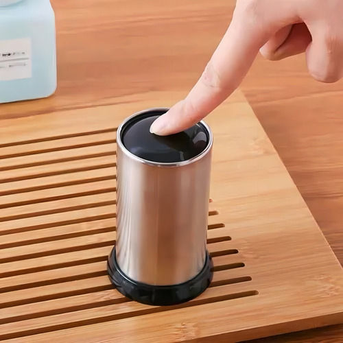 Palillero automático retráctil de acero inoxidable para barras de cocina