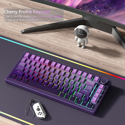 Womier Shine Through Pbt Keycaps 60 75 100 Percent Cherry...
