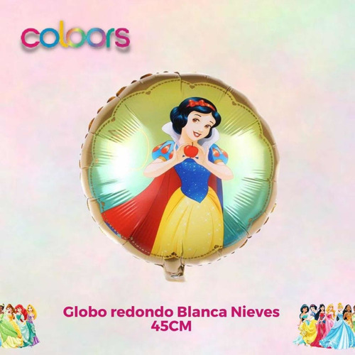 Globo Redondo Blanca Nieves