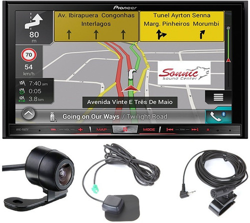 Dvd Pioneer Avic F-80tv Bluetooth Gps Mirrorlink Câmera Ré