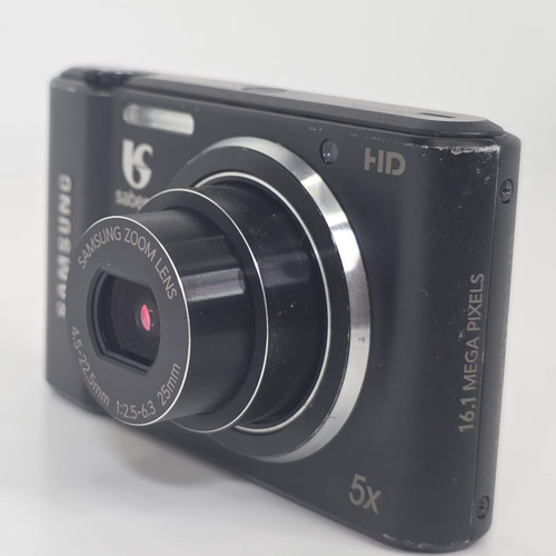 Câmera Digital Samsung St66 16.1 Mp Cyber-shot Cybershot Preto