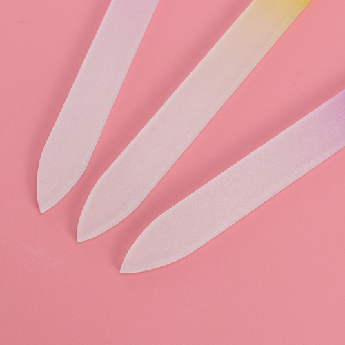 Lima De Uñas De Cristal Natural, 3 Unidades