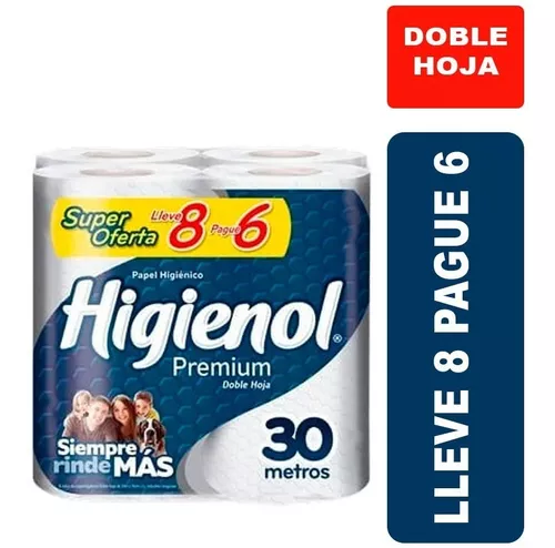 Oferta 12 Rollos Papel Higienico Mili Doble Hoja Todobarato