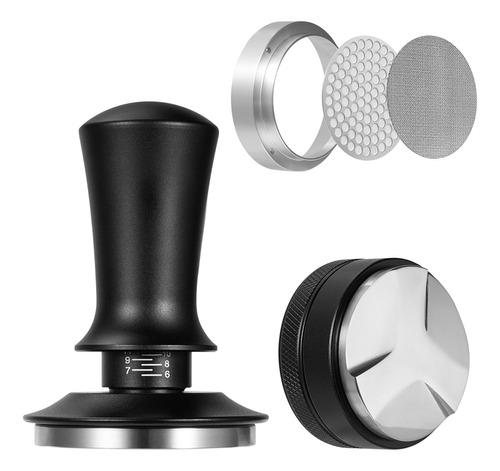 Set Espresso Tamper Para Filtro Porta De 58 Mm, Coffee Tampe