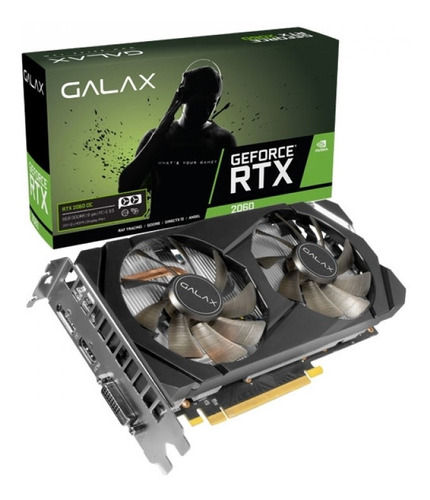 Placa De Vídeo Galax Geforce Rtx 2060 1 Click Oc 6gb Gddr6