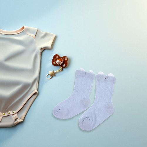 1 Par De Calcetines De Malla Para Bebés, Calcetines Ligeros
