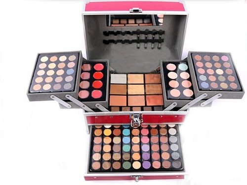Set De Maquillaje Neceser Completo Miss Rose Profesional