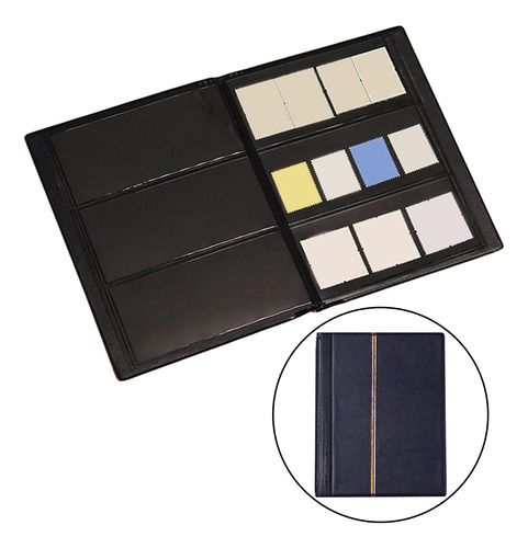 Lbum De Sellos Carpeta De 10 Hojas (20 Páginas) Libros Azul
