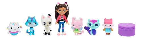 Gabbys Dollhouse Deluxe Set De Regalo Con 7 Figuras De Jugue