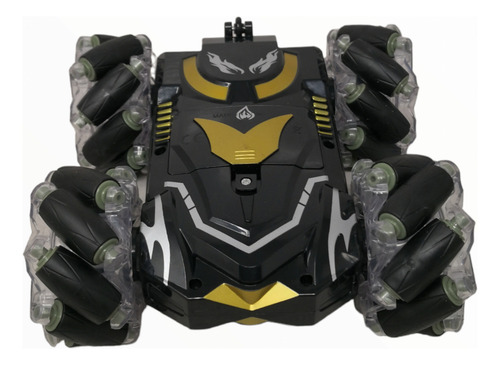 Carro Acrobacias Control Remoto 4x4 Rc Car 2.4ghz Rota 360 Color Negro