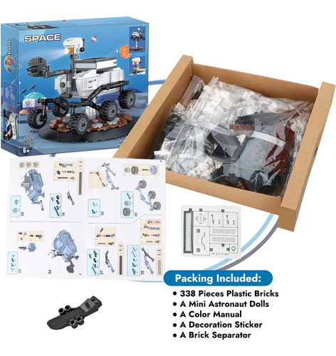 Finebely Mars Rover Space Explorer Kit De Construcción 229 P