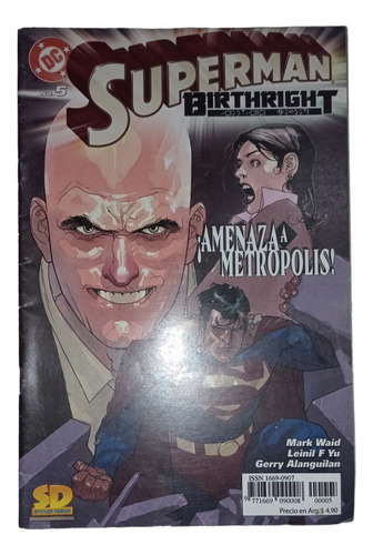 Superman Birthright #1-3-4-5 Ed Sticker Design