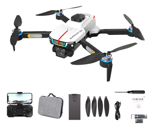 Drone Mini Cámara Hd Con Sensor Obstaculos Plegable Luces
