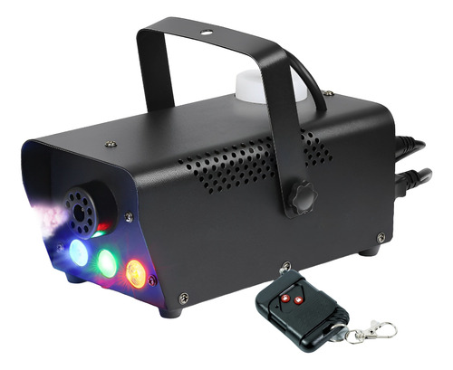 Máquina De Fumaça 3 Leds Rgb 110v Controle Sem Fio Eventos
