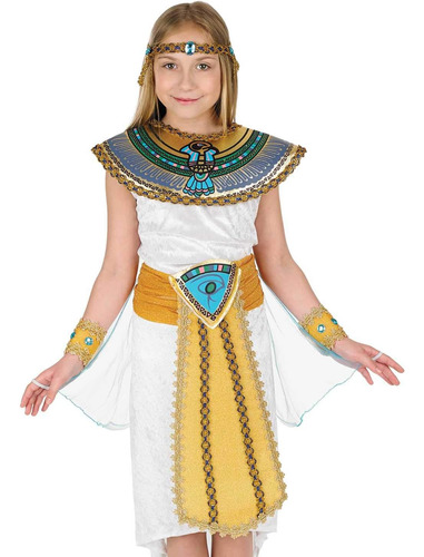 Fun Shack Disfraz De Cleopatra Para Niñas, Disfraz Egipcio P