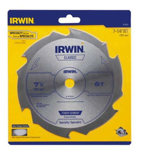 Irwin Tools Zr 7-1/4 6t Fiber Cement Irwin Classic