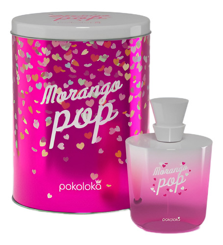 Perfume Corporal Morango Pop Pokoloka Deo Colonia Edp 100ml