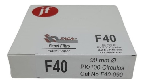 Papel Filtro Cuantitativo C/100 Fagalab F40-090