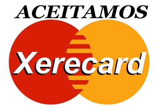 2 Adesivos Aceitamos Xerecard Mastercard 11x7cm