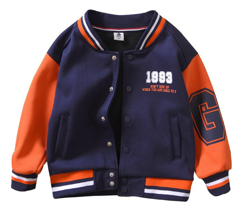 Chaqueta De Béisbol De Primavera Y Otoño Para Niño